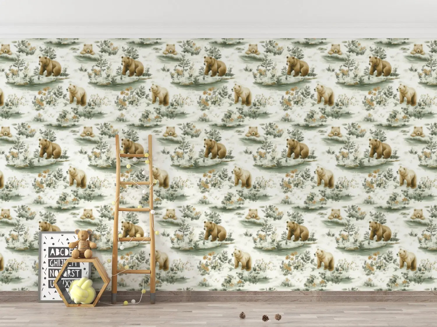 Whispering Woods Bear Trail WallCreatives