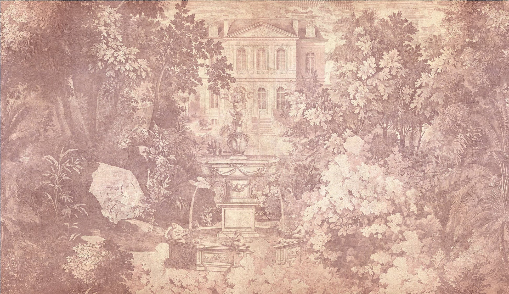 Tapet Secret Garden rose WallCreatives