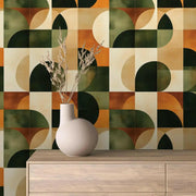 Solstice Geo Earth Tones - WallCreatives