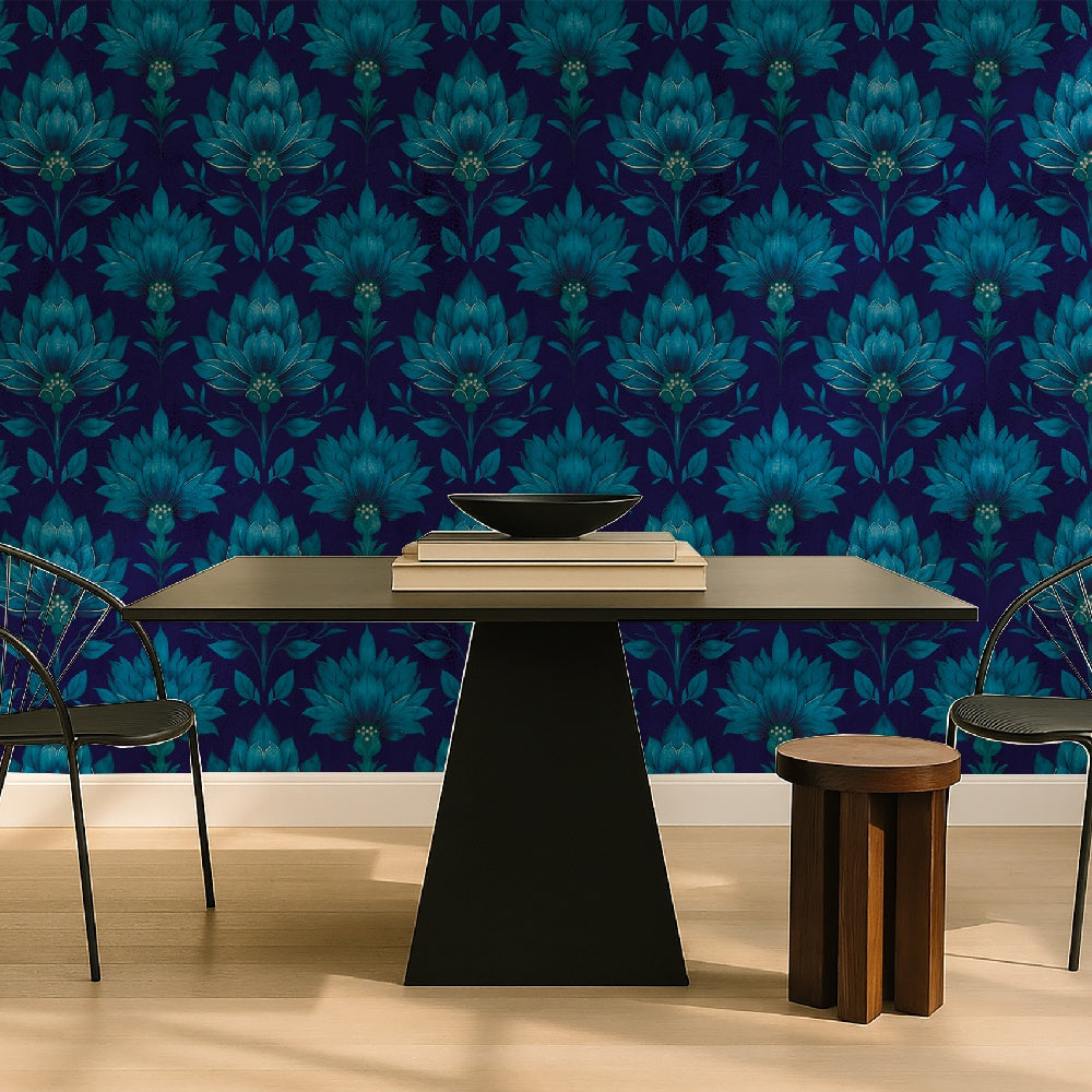 Ophelia's Veil carpet blue Vladila
