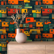 Geometric Urban Village - WallCreatives
