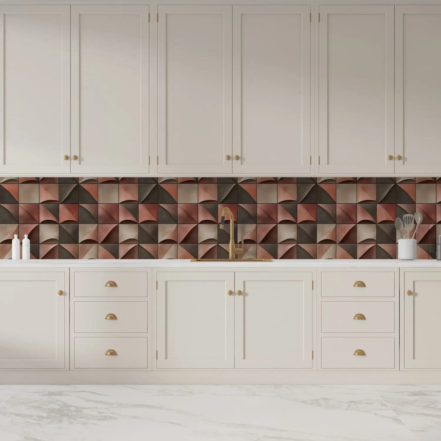 Terraform Geometric Mural WallCreatives