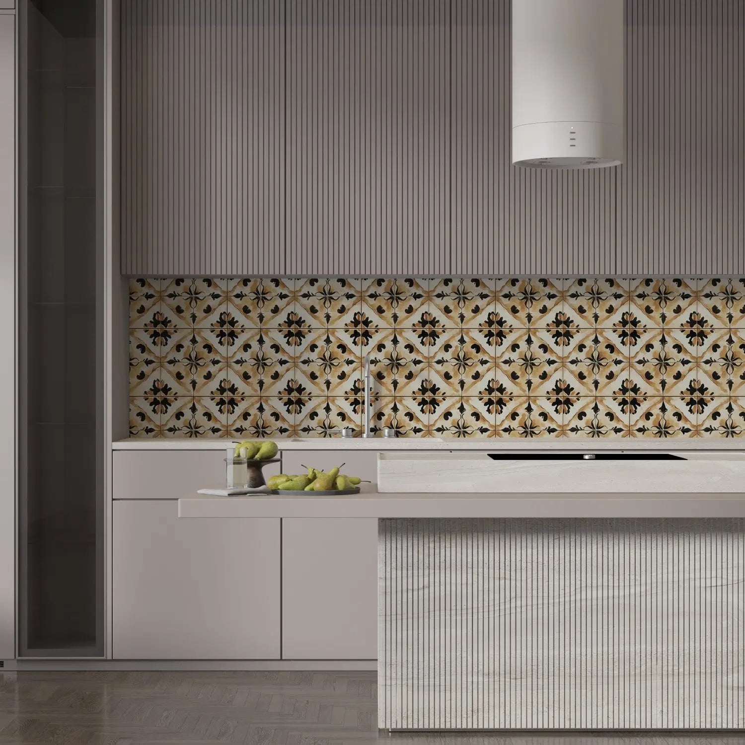 Artisan Terracotta Bloom Tile WallCreatives