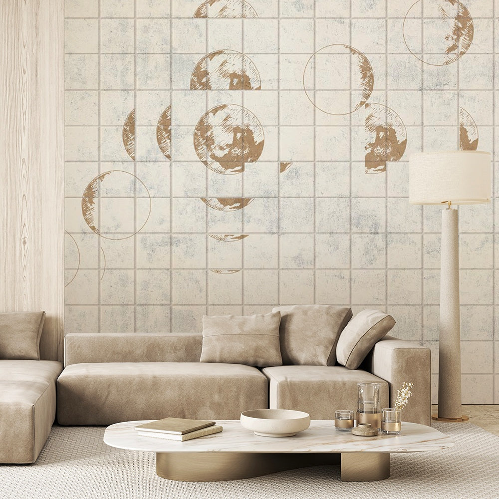 Tapet Lunar Reverie Cream WallCreatives