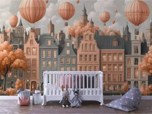 Whimsical Canal City Voyage - WallCreatives