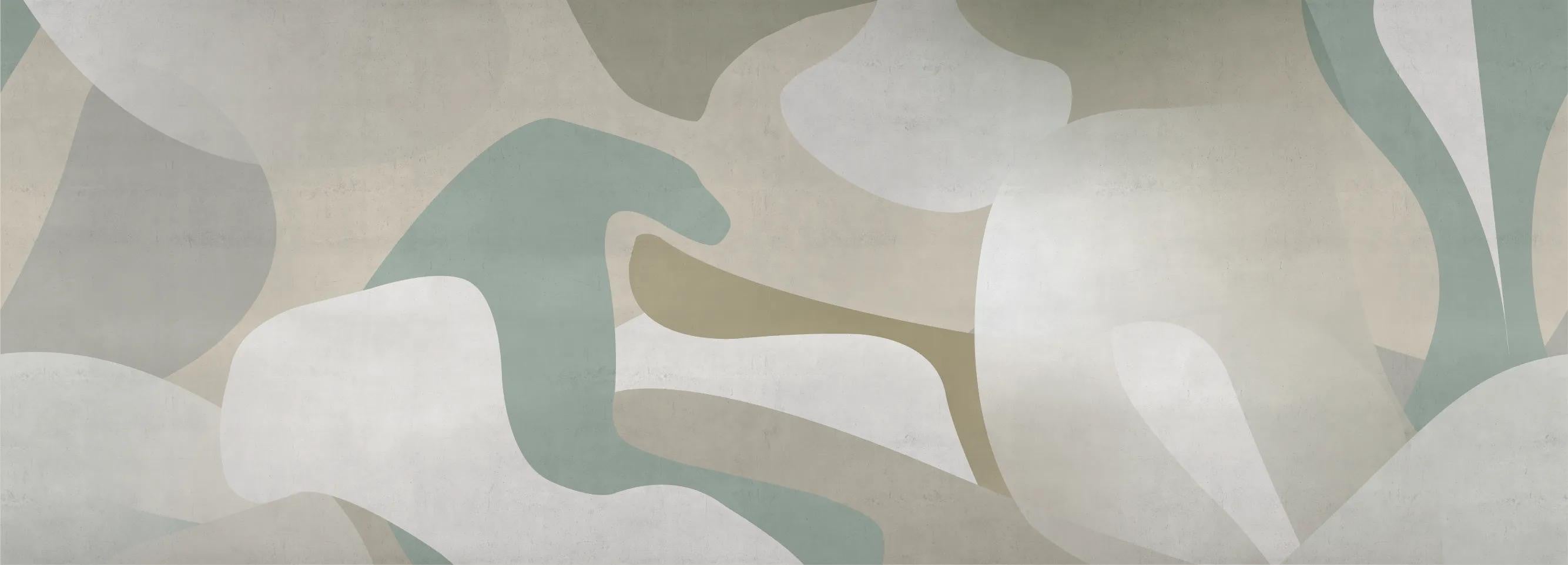 Green Waves Wallpaper Vladila