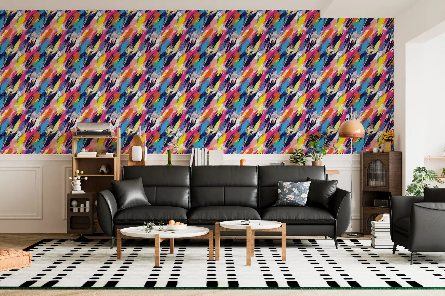 Kinetic Color Riot Wallpaper WallCreatives