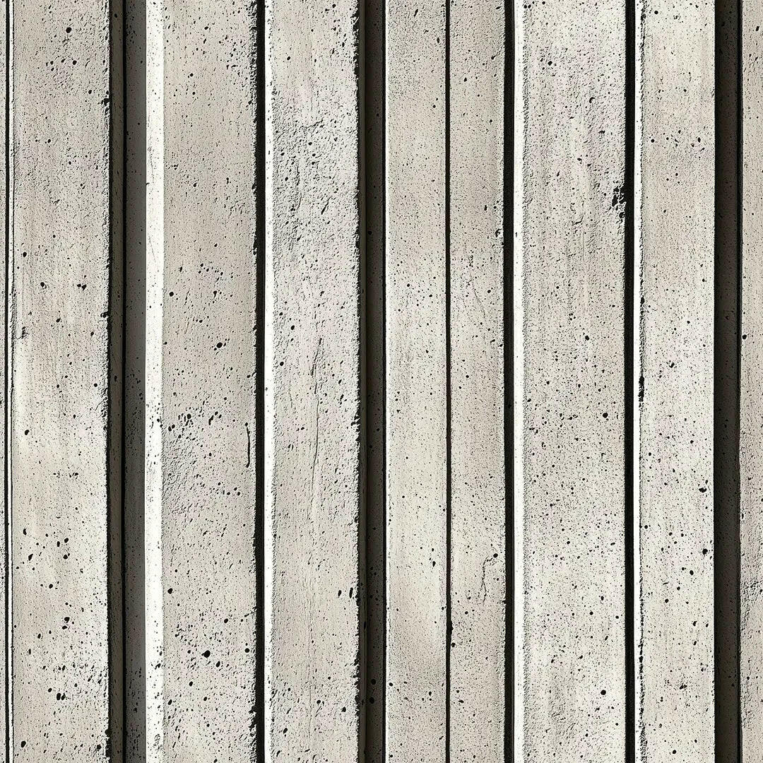 Urban Concrete Flutes - WallCreatives