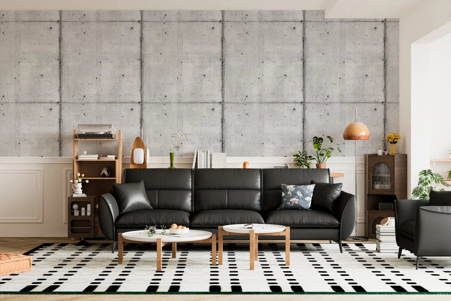 Brutalist Concrete Panel Wall WallCreatives