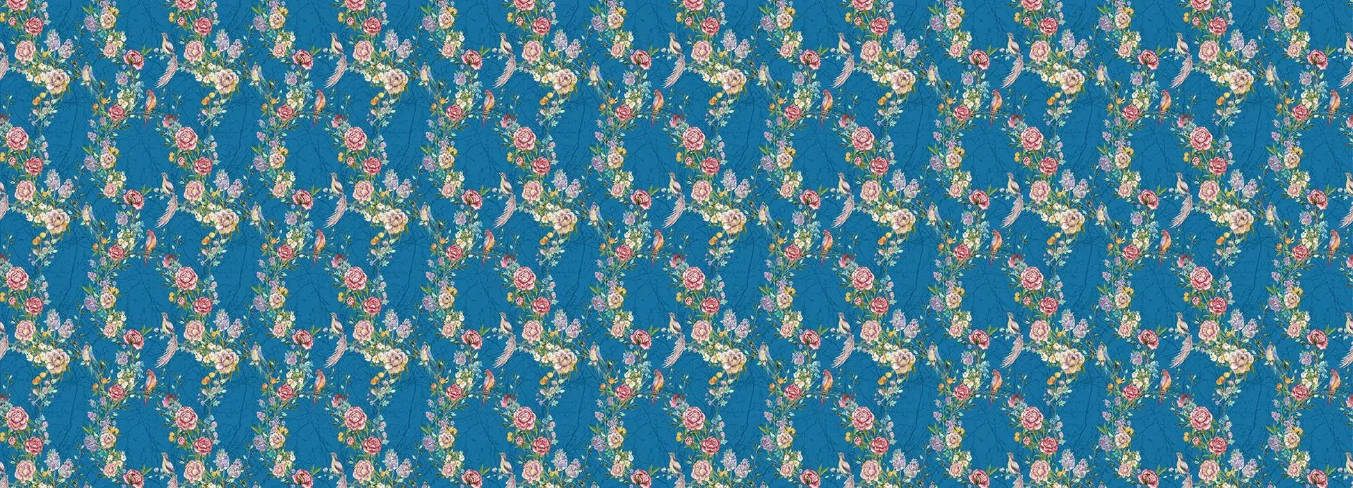Joie de Vivre in Blue Wallpaper Vladila