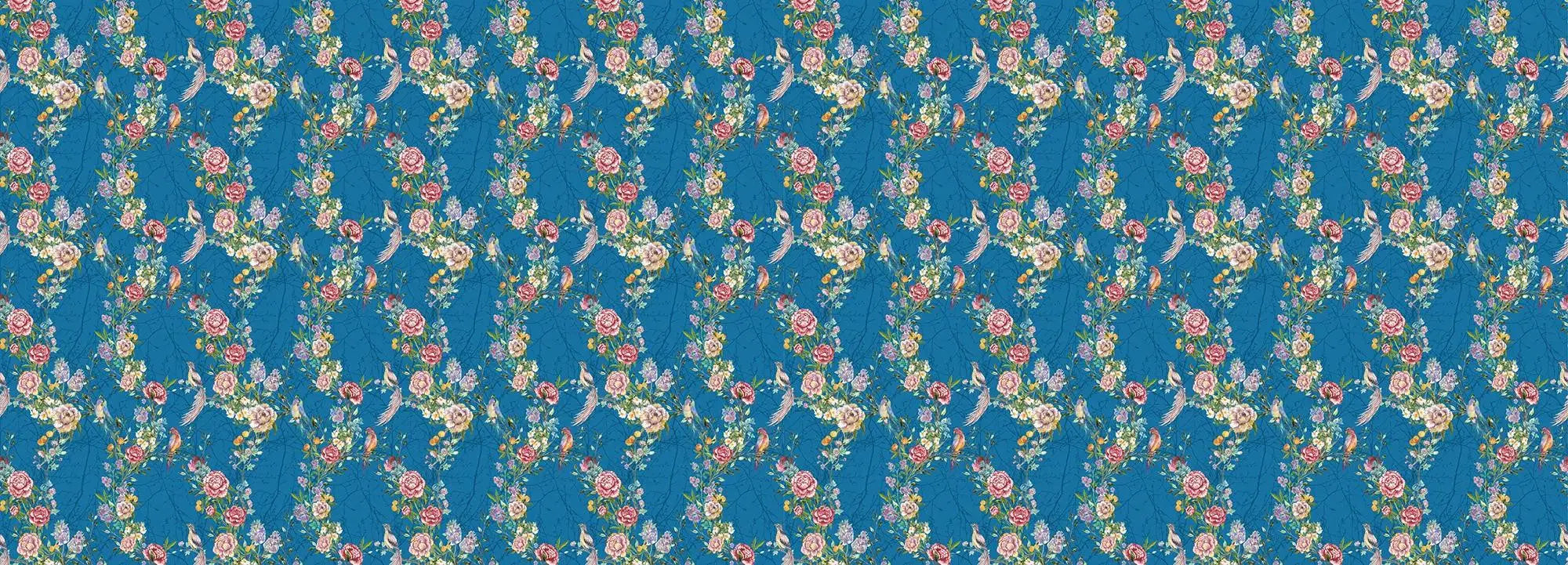 Joie de Vivre in Blue Wallpaper Vladila
