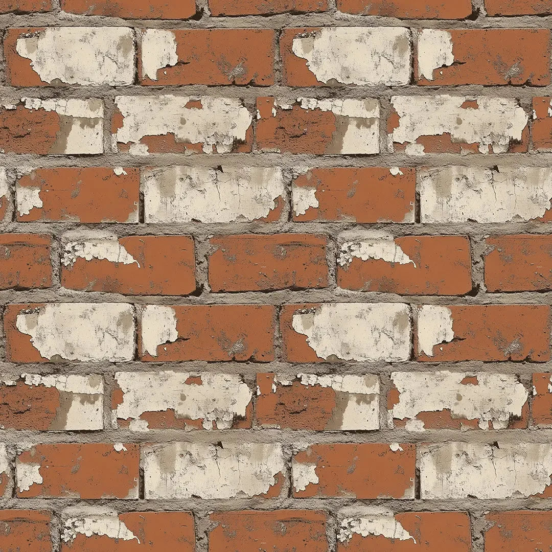 distressed urban loft brick - wallcreatives