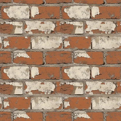 Distressed Urban Loft Brick - WallCreatives