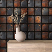 Urban Forge Rusted Steel Panels - WallCreatives
