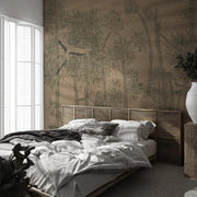 Makino Pavilion Green Grove Wallpaper Vladila