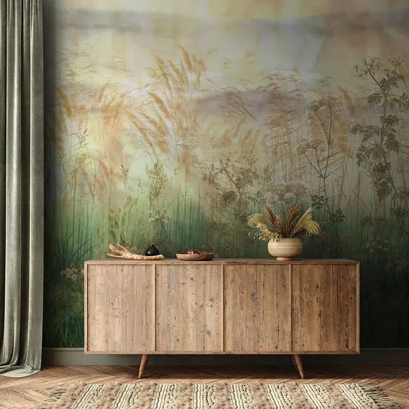 Bright Greenery Sunset Wallpaper Vladila