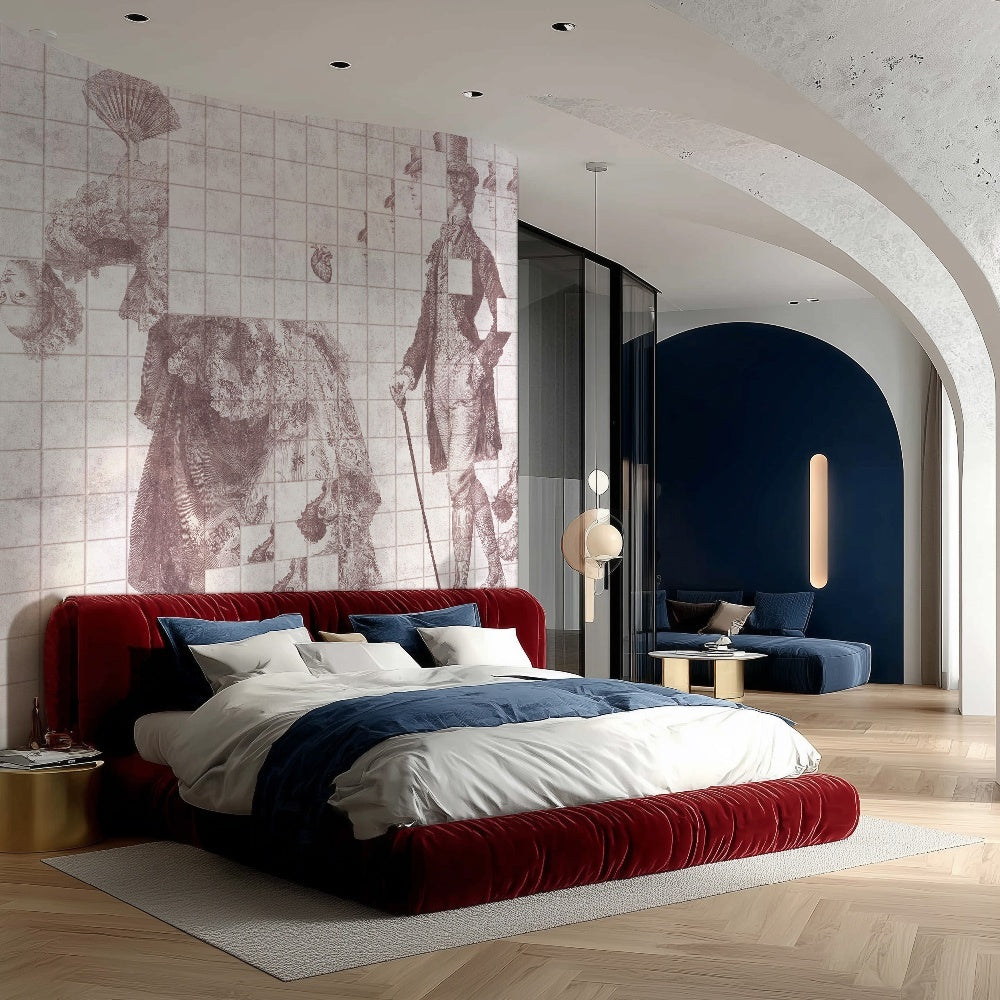Tapet Phantom Gentleman rose WallCreatives