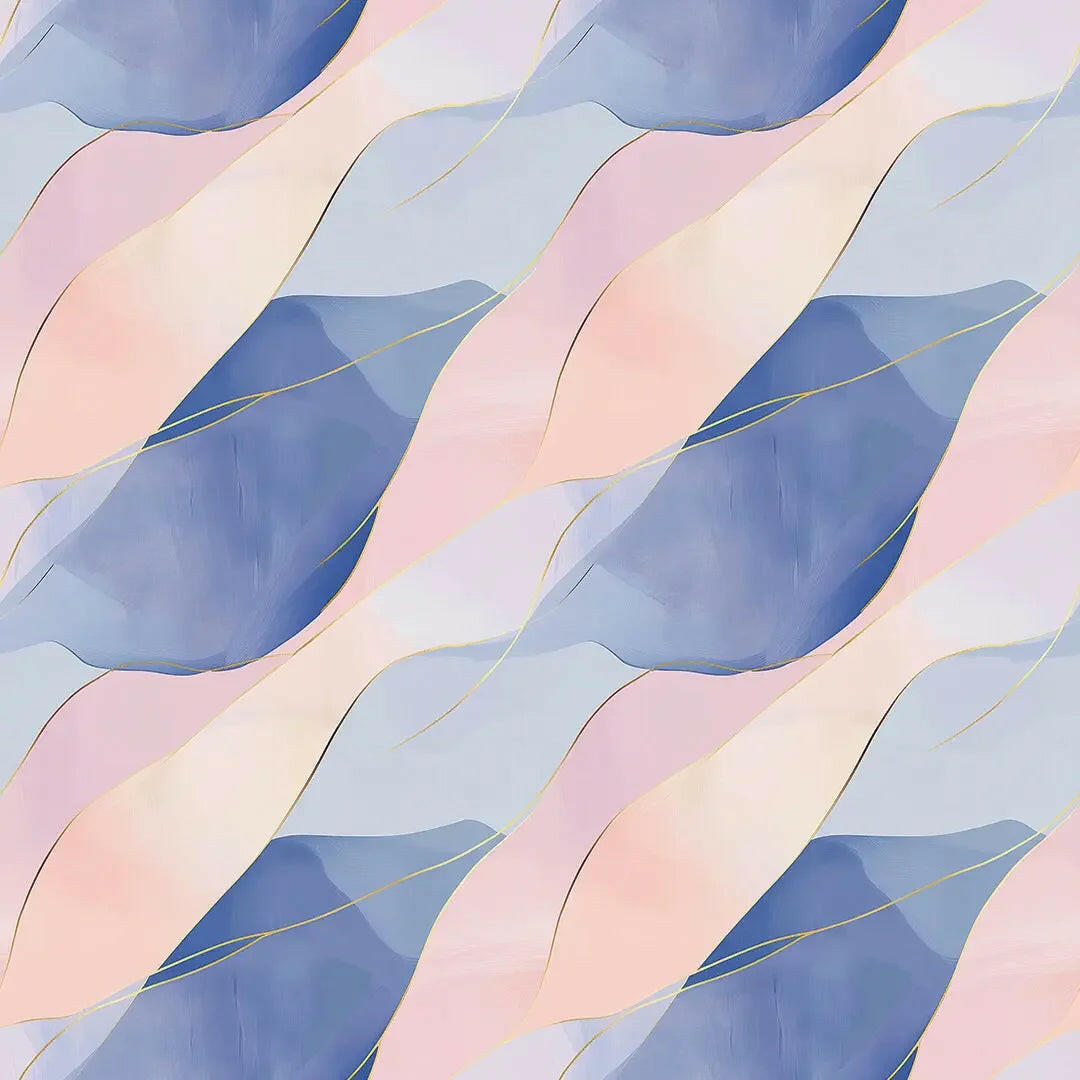 Whispering Pastel Horizon Lines - WallCreatives