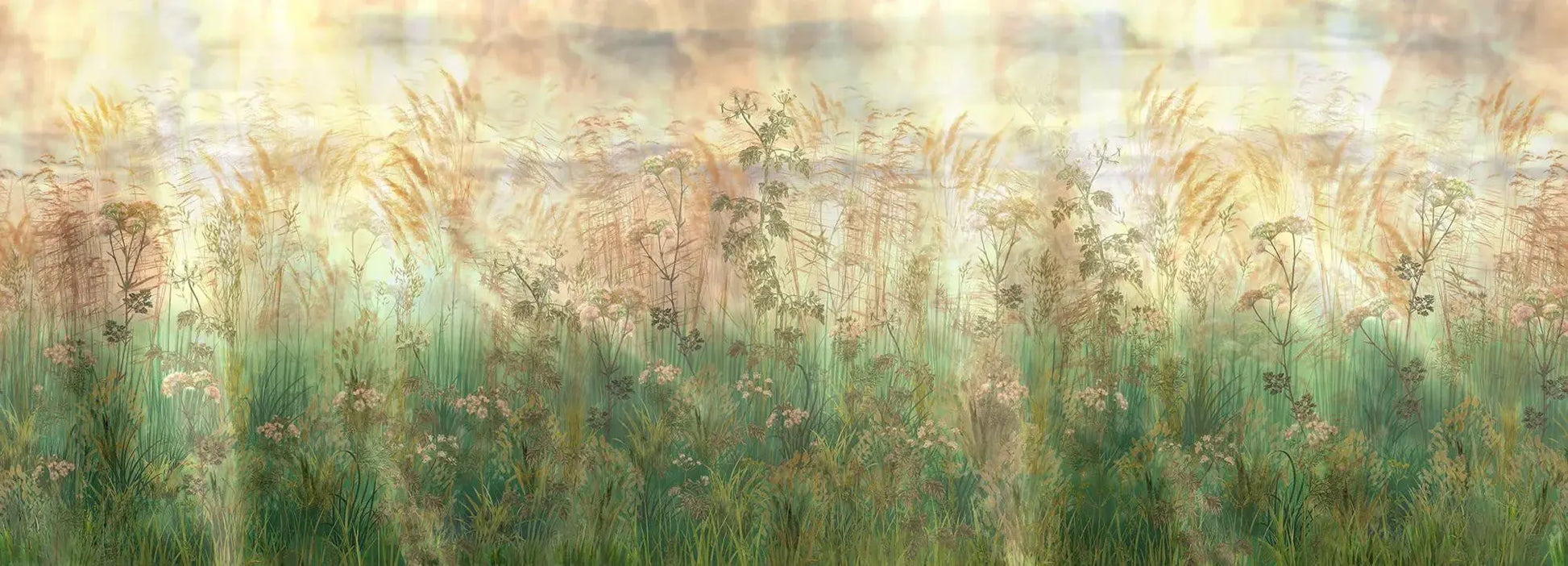 Bright Greenery Sunset Wallpaper Vladila