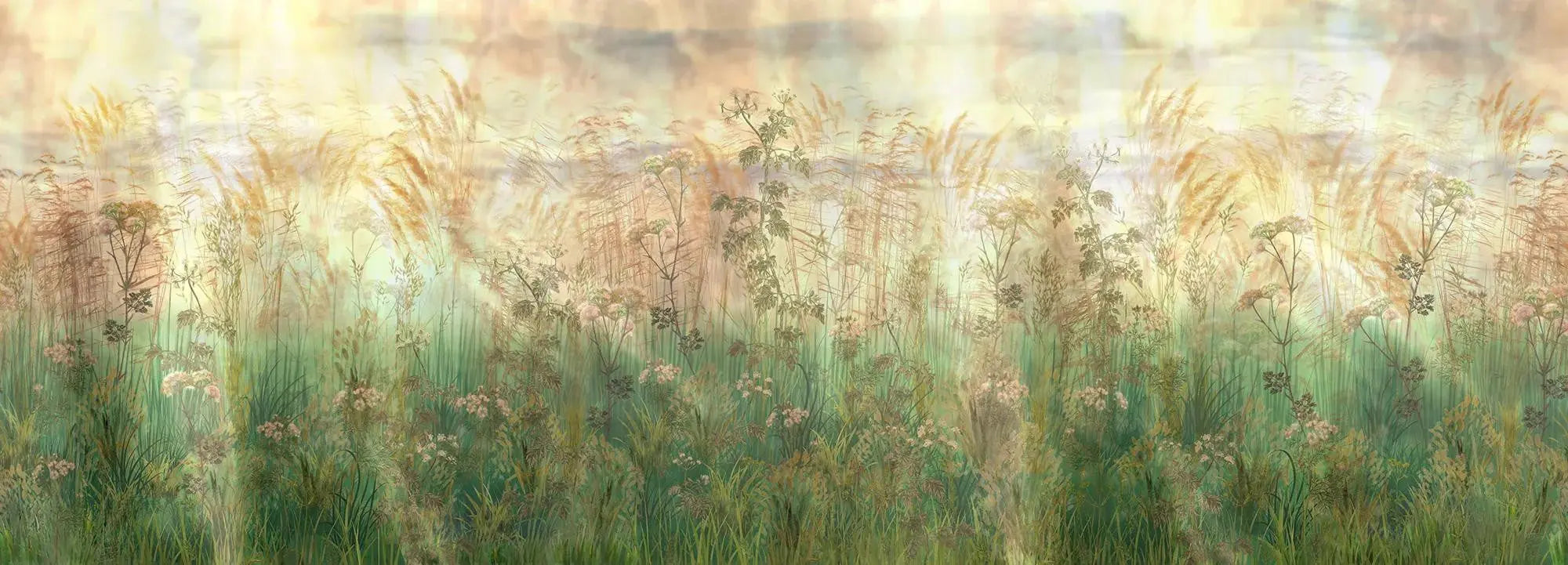 Bright Greenery Sunset Wallpaper Vladila