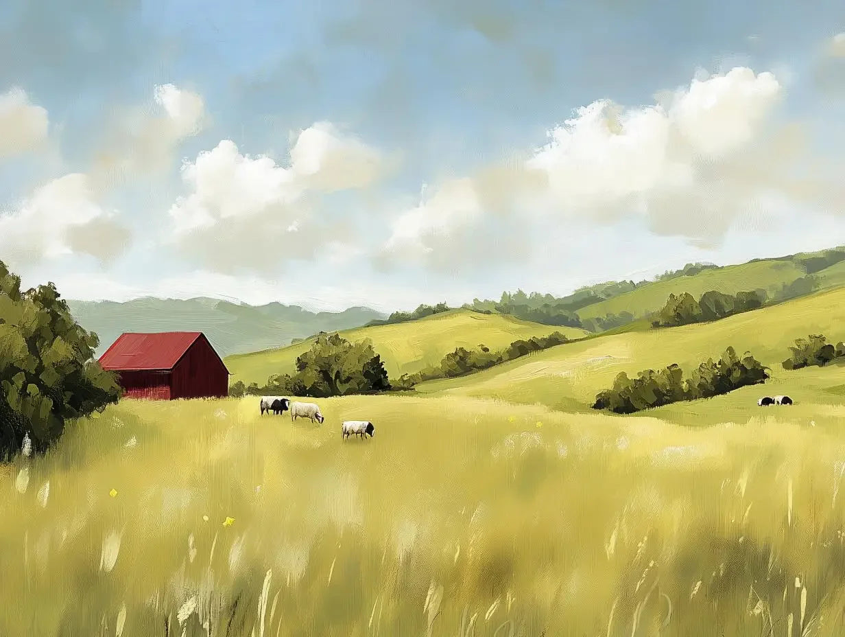 Golden Hills Pastoral - WallCreatives