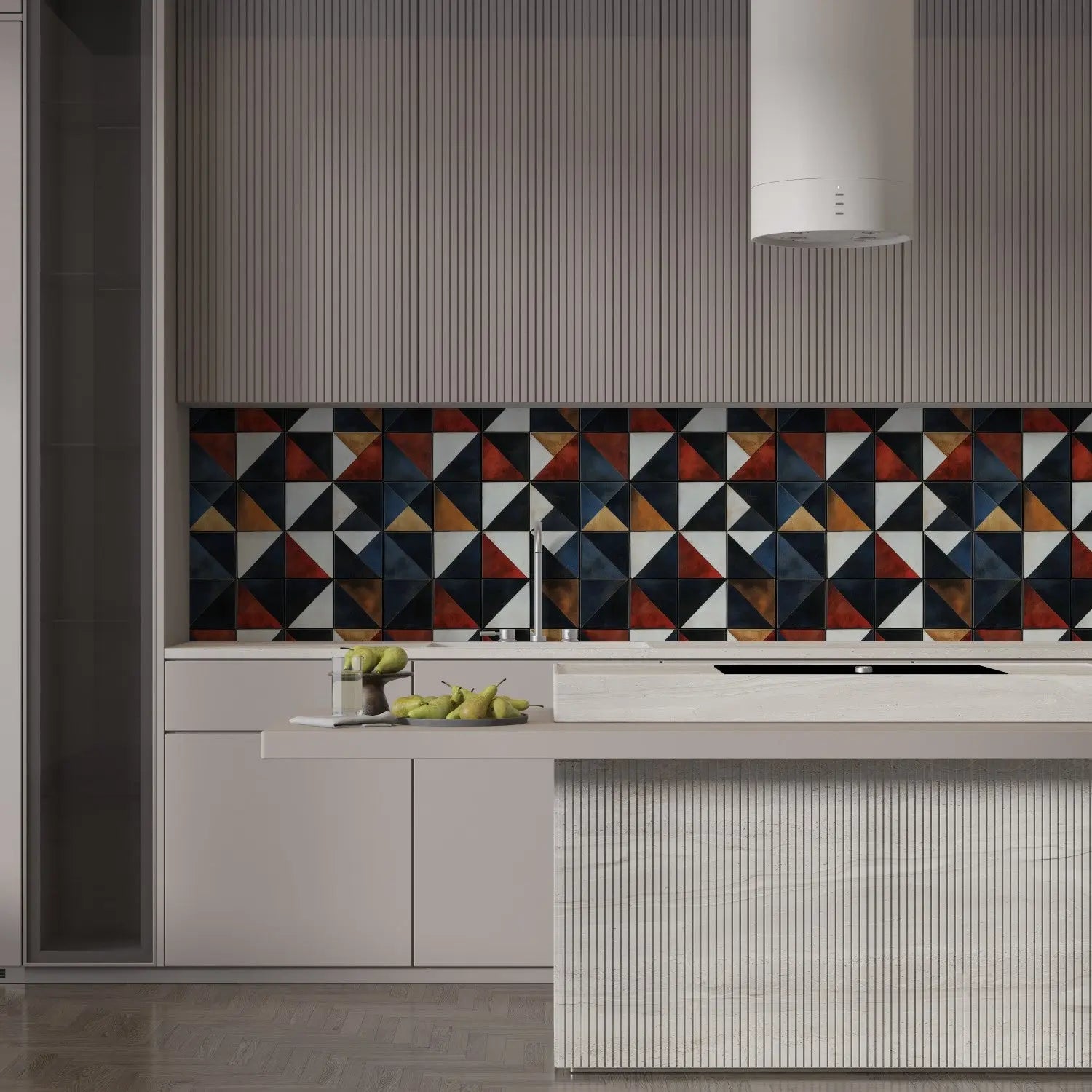 Vanguard Geometric Mosaic Wallpaper WallCreatives