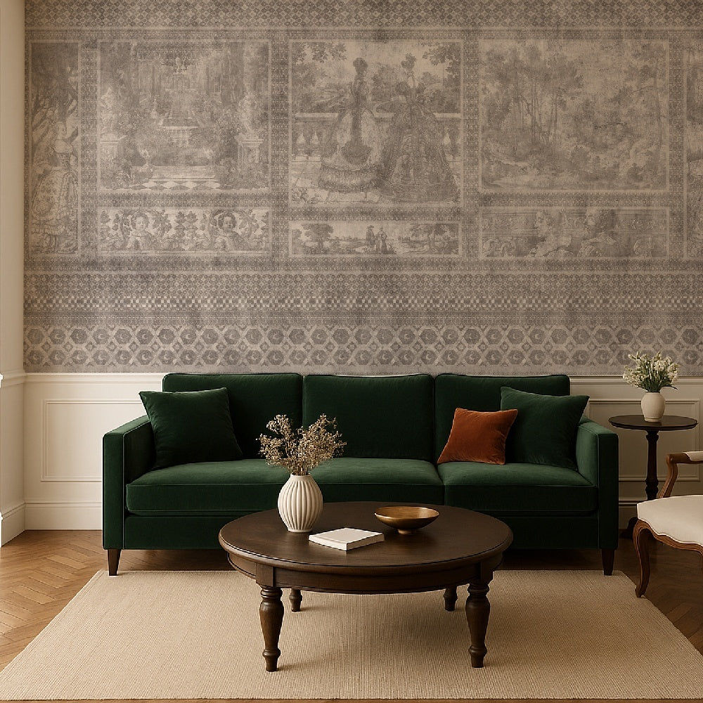 Tapet Mythic Panorama cream WallCreatives