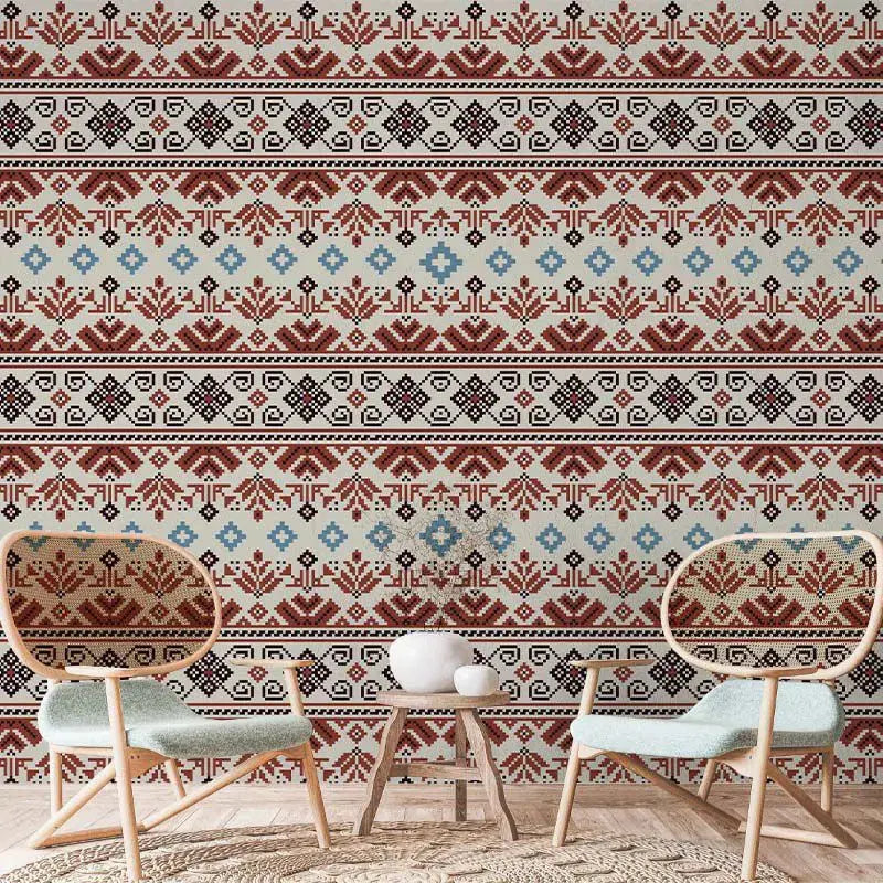 Soft Romanian Traditional Inspiration Wallpaper Vladila