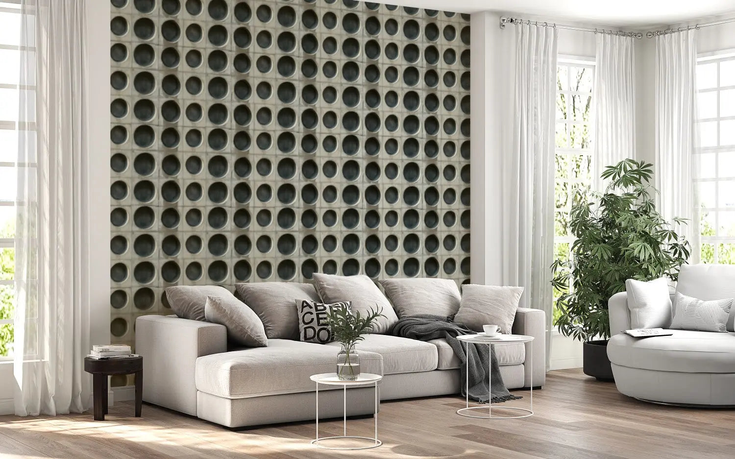 Architectural Concrete Grid WallCreatives