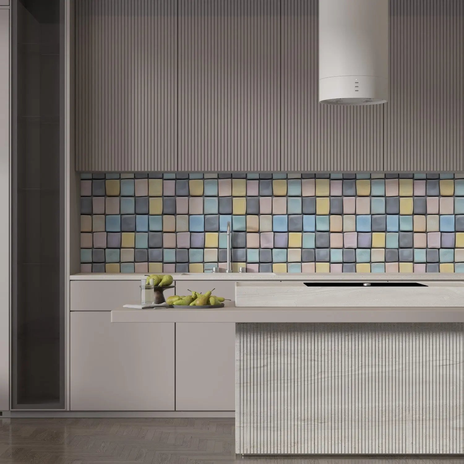 Gentle Hue Artisan Tiles WallCreatives