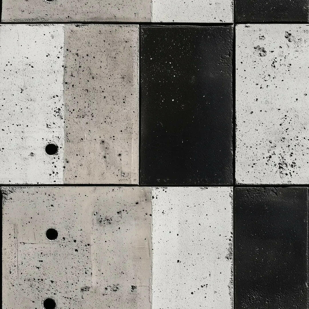 Industrial Concrete Blockwork - WallCreatives