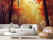 Emberwood Forest Mural - WallCreatives