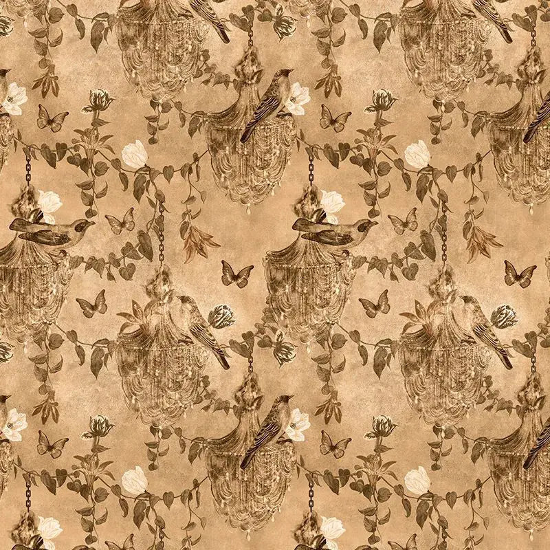 Majestic Memoir in powder cream Wallpaper Vladila