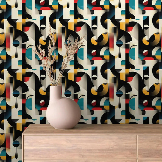 Metropolis Modern Mural - WallCreatives