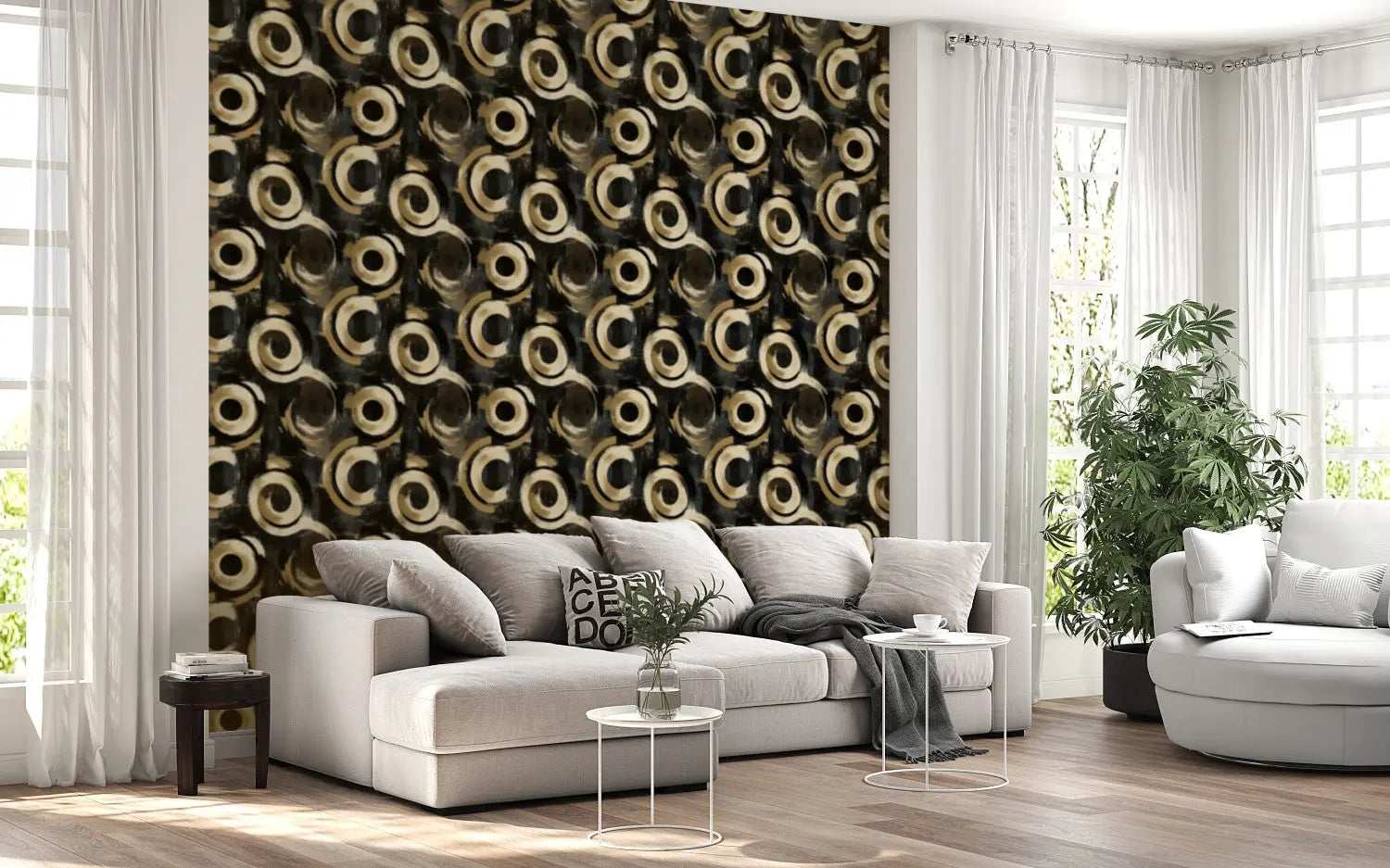 Opulent Orbit Wall Mural WallCreatives