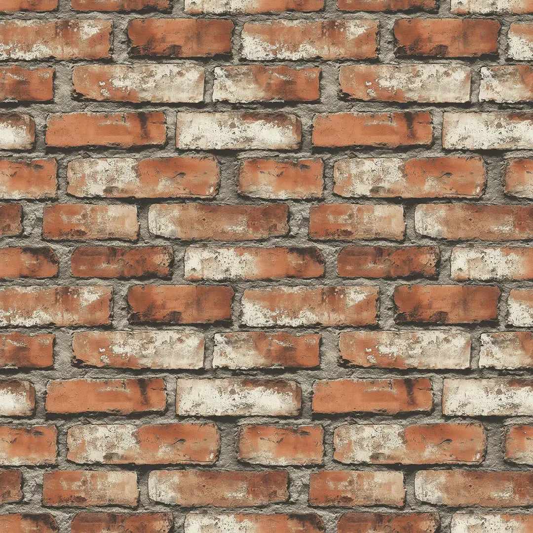 Authentic Aged Brick Facade - WallCreatives