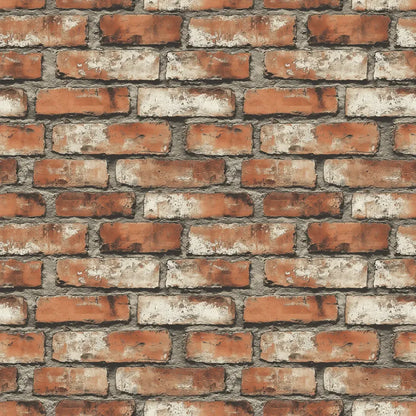 Authentic Aged Brick Facade - WallCreatives