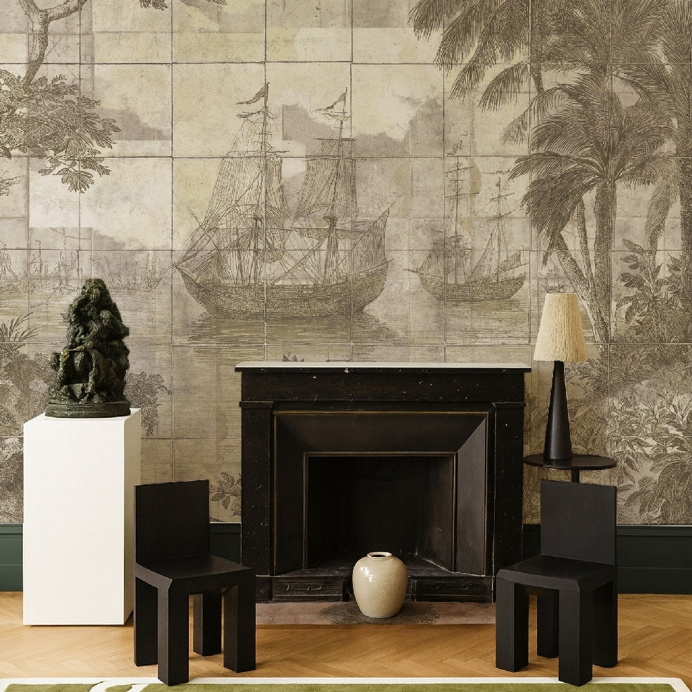 Tapet Golden Harbor cream WallCreatives