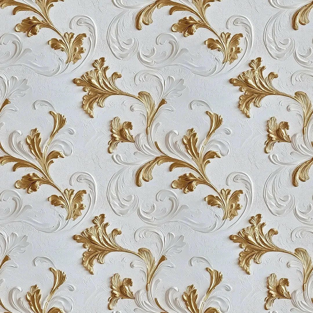 Gilded Versailles Flourish - WallCreatives