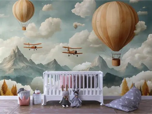 High-Altitude Daydream Mural - WallCreatives