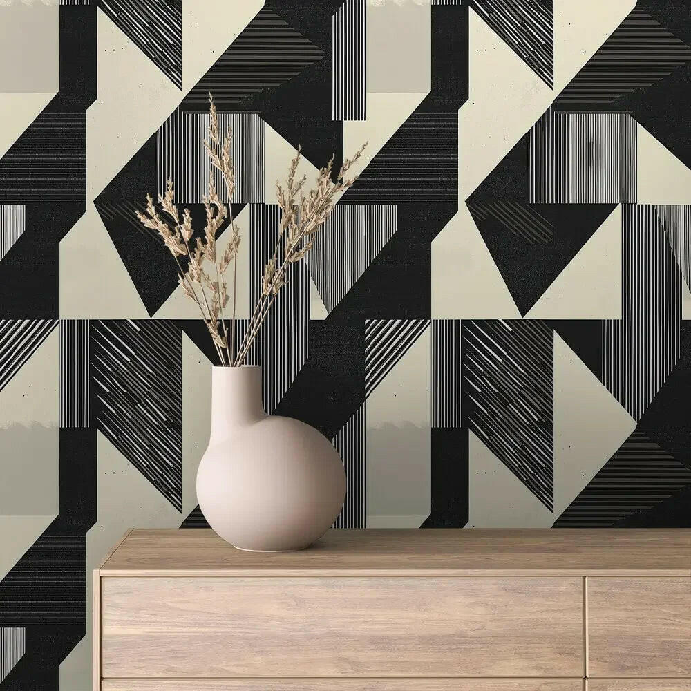 architectural cadence abstract wallpaper - wallcreatives