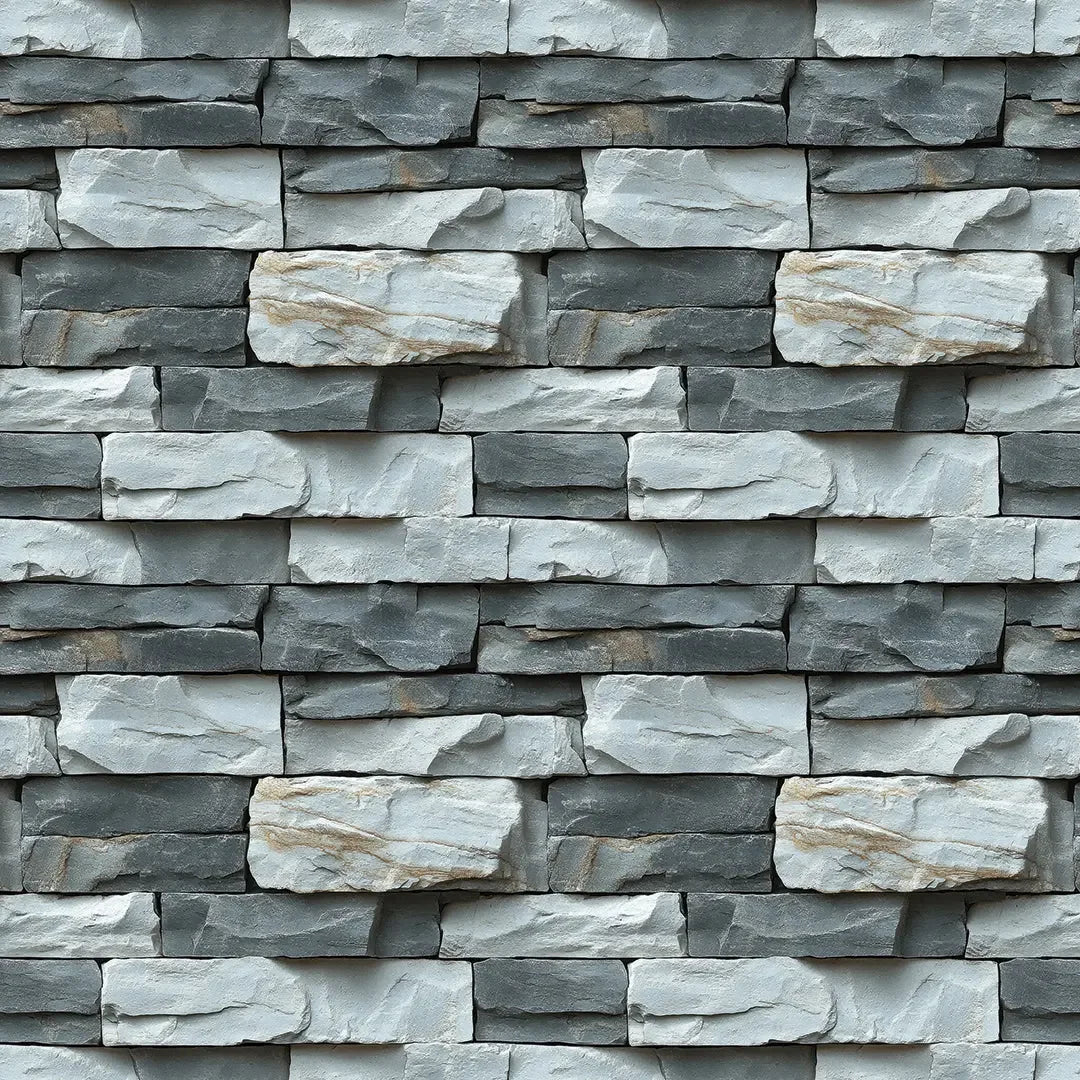 Ascot Grey Stone Ledge Wall - WallCreatives