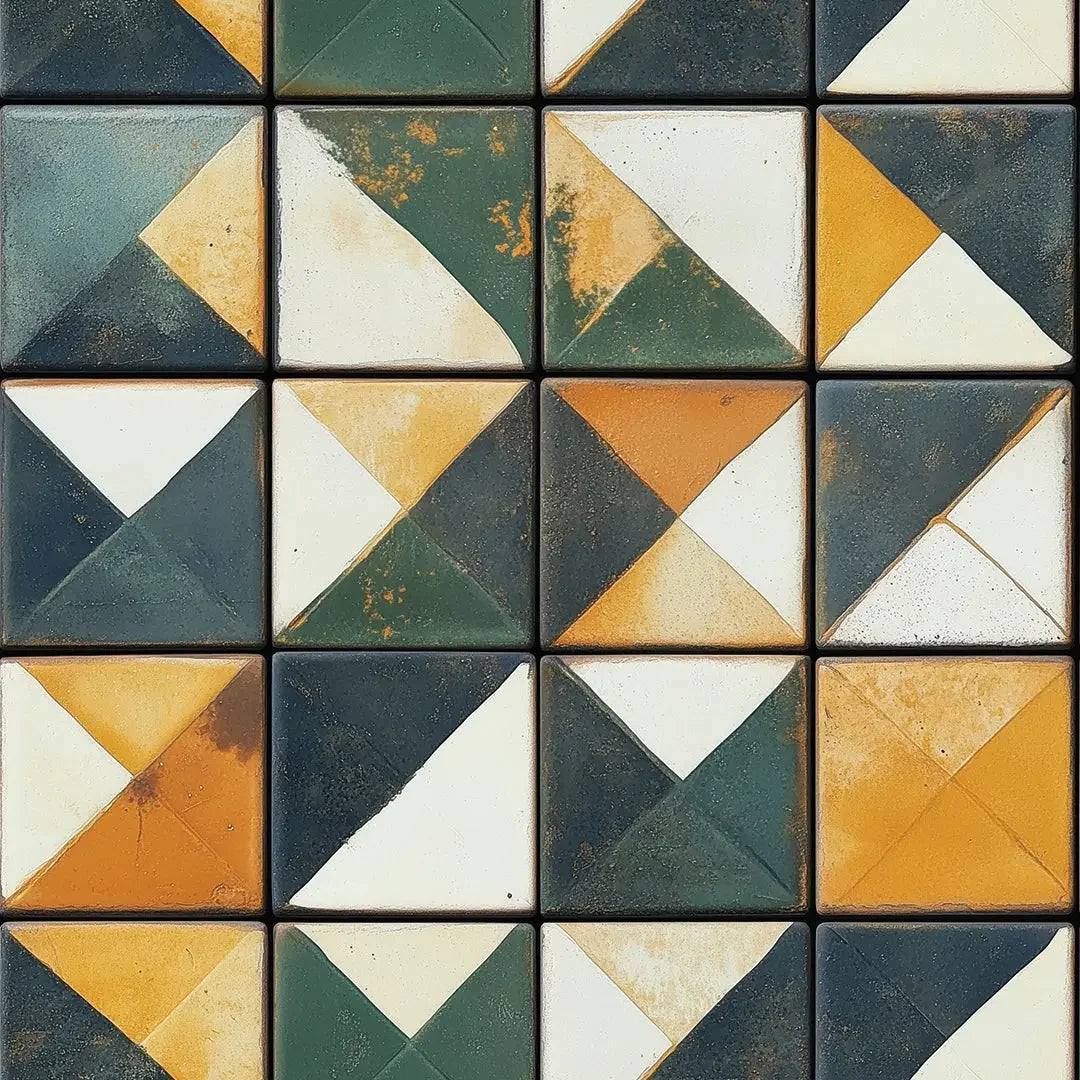 Artisan Prism Geometric Tile - WallCreatives
