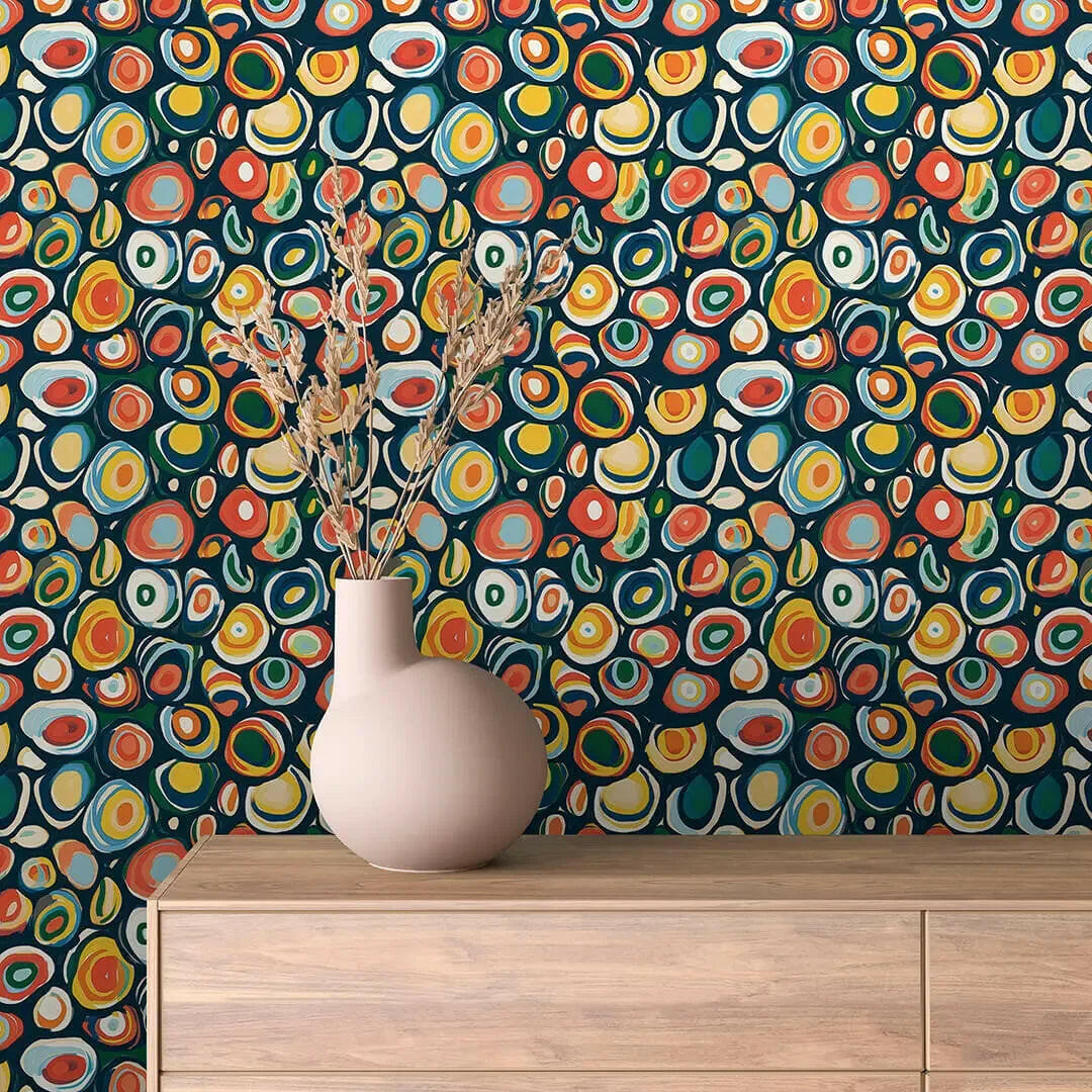 Mid-Century Pebble Mosaic - WallCreatives
