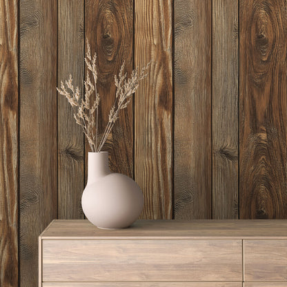 Rustic Timber Grove Wall Panel