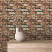 Authentic Aged Brick Facade - WallCreatives