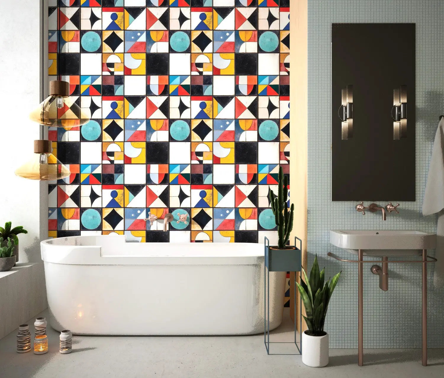 Modernist Form Study Grid WallCreatives