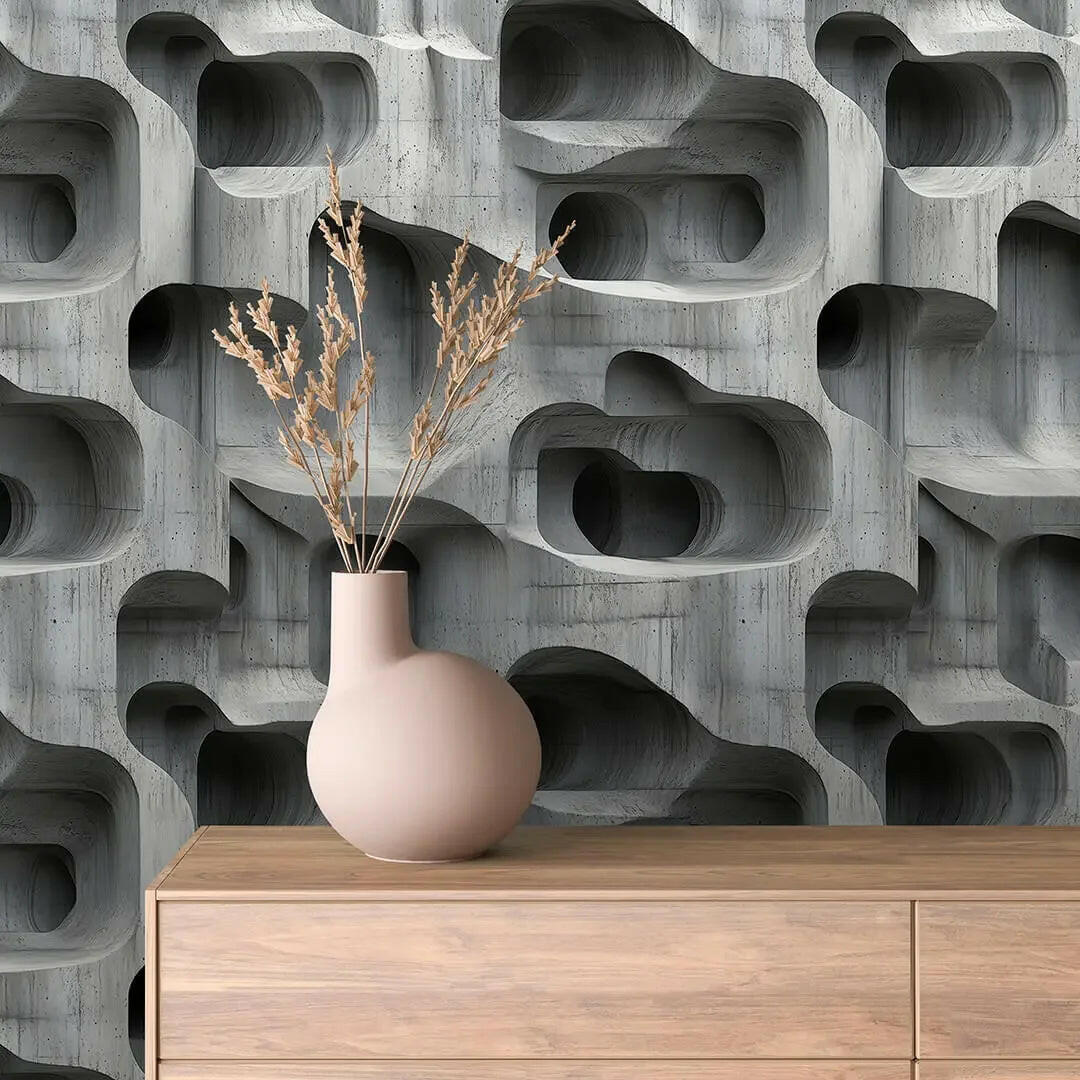 Sculpted Concrete Labyrinth - WallCreatives