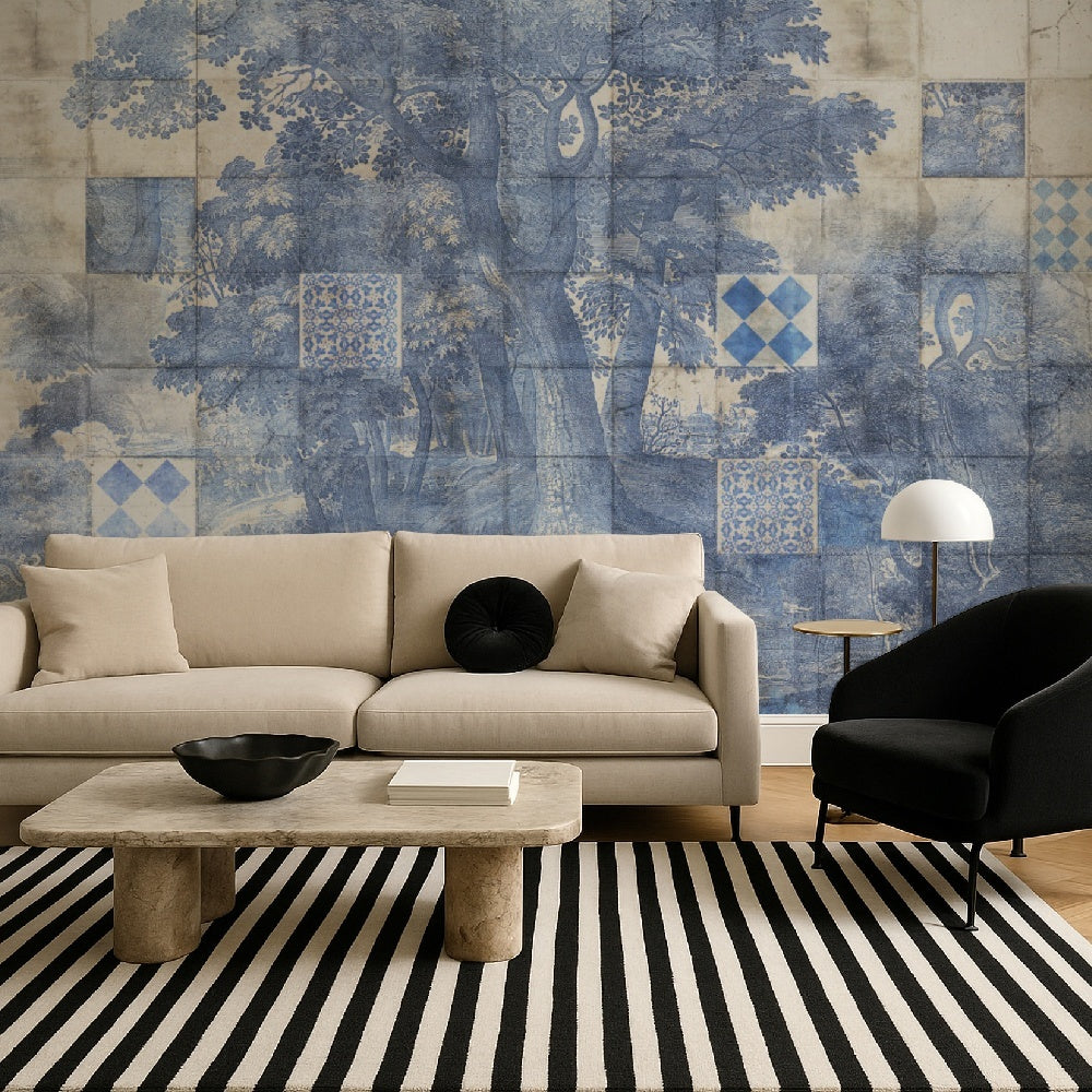 Tapet Azure Grove WallCreatives