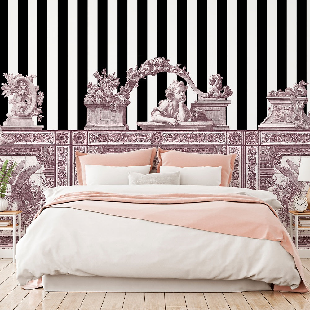 Tapet Opulent Friezes rose WallCreatives